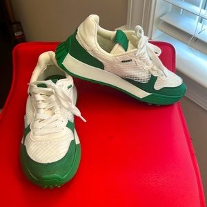 Zara Green & White Sneakers